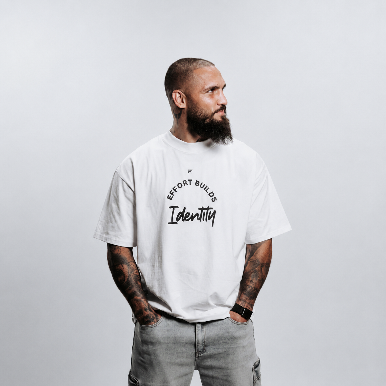 Effort Builds Identity - Unisex Oversized Tee