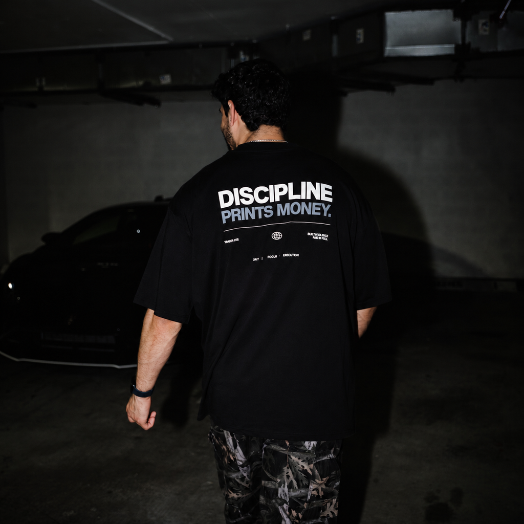 Discipline Prints Money - Unisex Oversized Tee